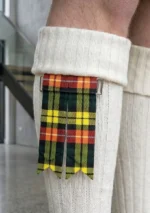 Buchanan Tartan Kilt Flashes Front