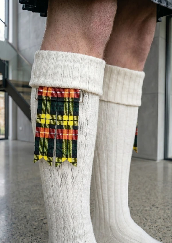 Buchanan Tartan Kilt Flashes
