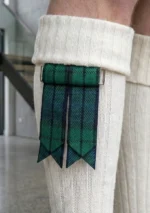 Campbell Tartan Kilt Flashes Front