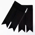 Custom Made Black Tartan Kilt Flashes