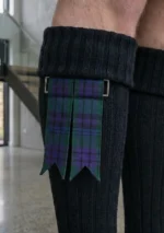 Douglas Tartan Kilt Flashes Front
