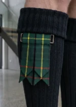 Gordon Tartan Kilt Flashes Front