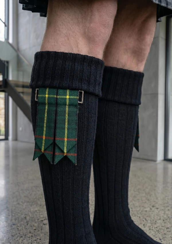 Gordon Tartan Kilt Flashes
