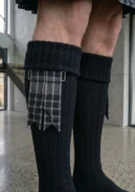 Grey Watch Tartan Kilt Flashes