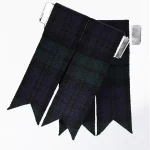 Hand Made Black Watch Tartan Kilt Flashes