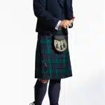 Hand Made Black Watch Tartan Kilt Outfit