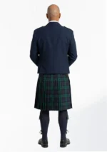 Hand Made Black Watch Tartan Kilt Outfit Back