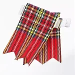 Hand Made Royal Stewart Scottish Traditional Flashes