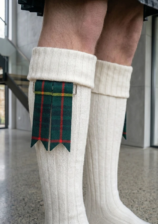 Hunting Stewart Tartan Kilt Flashes