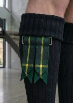 Hunting Stewart Tartan Kilt Flashes Front