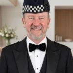 Men's Blue Glengarry Hat Front View