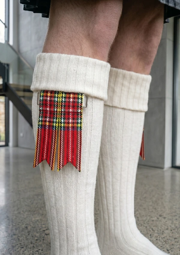Royal Stewart Kilt Flashes