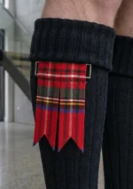 Royal Stewart Tartan Kilt Flashes Front