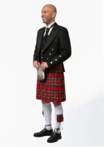 Royal Stewart Tartan Kilt Outfit Left Side