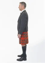 Royal Stewart Tartan Wedding Kilt Outfit For Mens Left Side