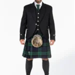 Scottish Black Watch Kilt Outfit Front