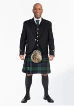 Scottish Black Watch Kilt Outfit Front