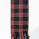 Acrylic Wool Black Stewart Tartan Sash