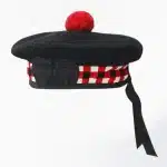 Black Scottish Balmoral Hat