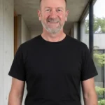 Black T-Shirt Front View