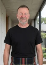 Black T-Shirt Front View