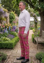 Crawford Weathered Tartan Trouser Left