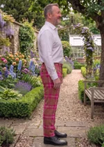 Crawford Weathered Tartan Trouser Right
