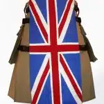 Handmade Scottish UK Flag Kilt