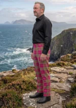 Lindsay Weathered Tartan Trouser Left