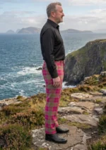 Lindsay Weathered Tartan Trouser Right