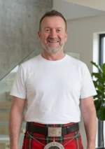 Men's White T-Shirt Front View