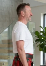 Men's White T-Shirt Right Side View