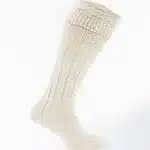 Scottish White Kilt Socks