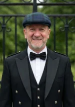 Black Watch Tartan Irish Hat Front View
