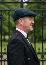 Black Watch Tartan Irish Hat Side View
