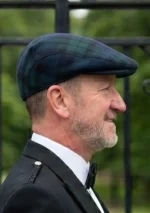 Black Watch Tartan Irish Hat for Men