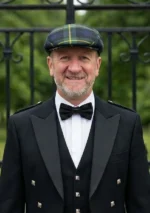 Gordon Tartan Irish Hat Front View