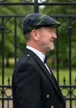 Gordon Tartan Irish Hat Side View