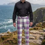 Kerr Orchid Tartan Trouser