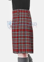 Alloway Rose Tartan Kilt left