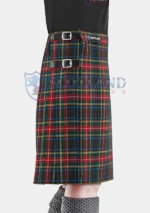 Black Stewart Tartan Kilt right