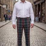 Black Stewart Tartan Trouser