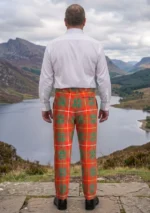 Bruce Tartan Trouser Back