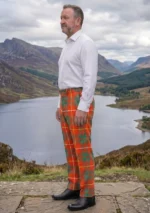 Bruce Tartan Trouser Left