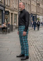 Clark Tartan Trouser Left