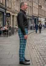 Clark Tartan Trouser Right