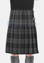 Grey Spirit Tartan Kilt back