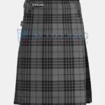 Grey Spirit Tartan Kilt front