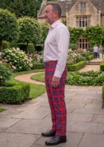 Hamilton Tartan Trouser Left