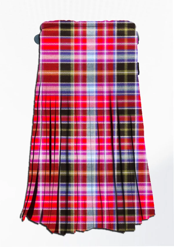 Hand Made Aberdeen Tartan Kilt Back Hand Made Aberdeen Tartan Kilt Back